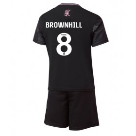 Baby Fußballbekleidung Burnley Josh Brownhill #8 Auswärtstrikot 2024-25 Kurzarm (+ kurze hosen)
